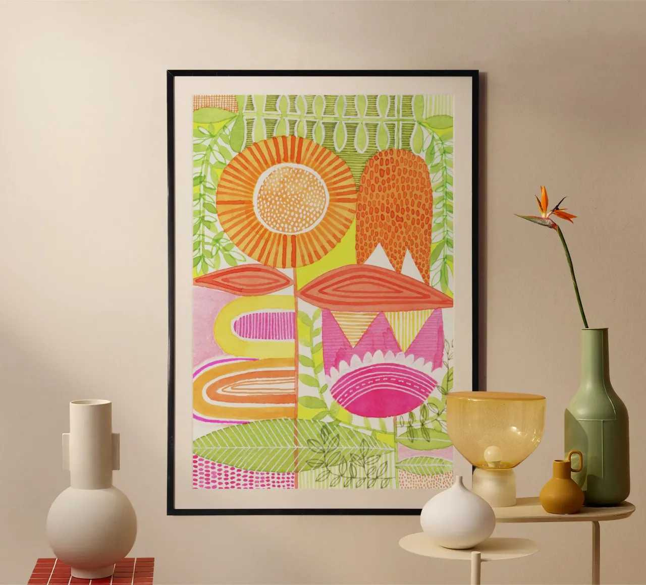 Susan Black - Botanisch 07 Poster von The Artcircle