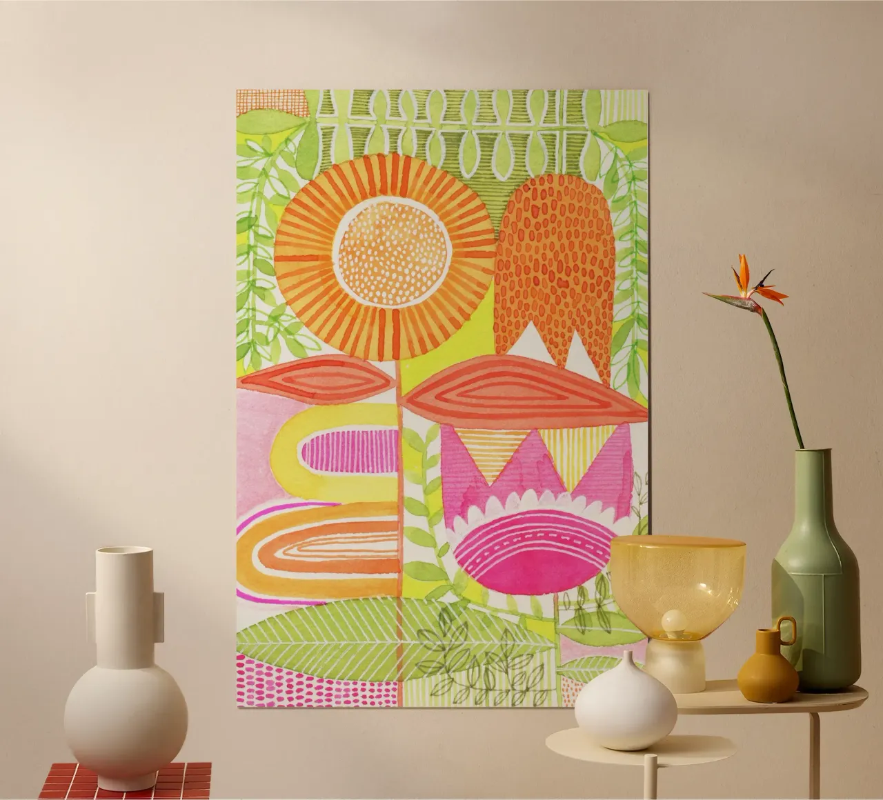 Susan Black - Botanisch 07 Poster von The Artcircle