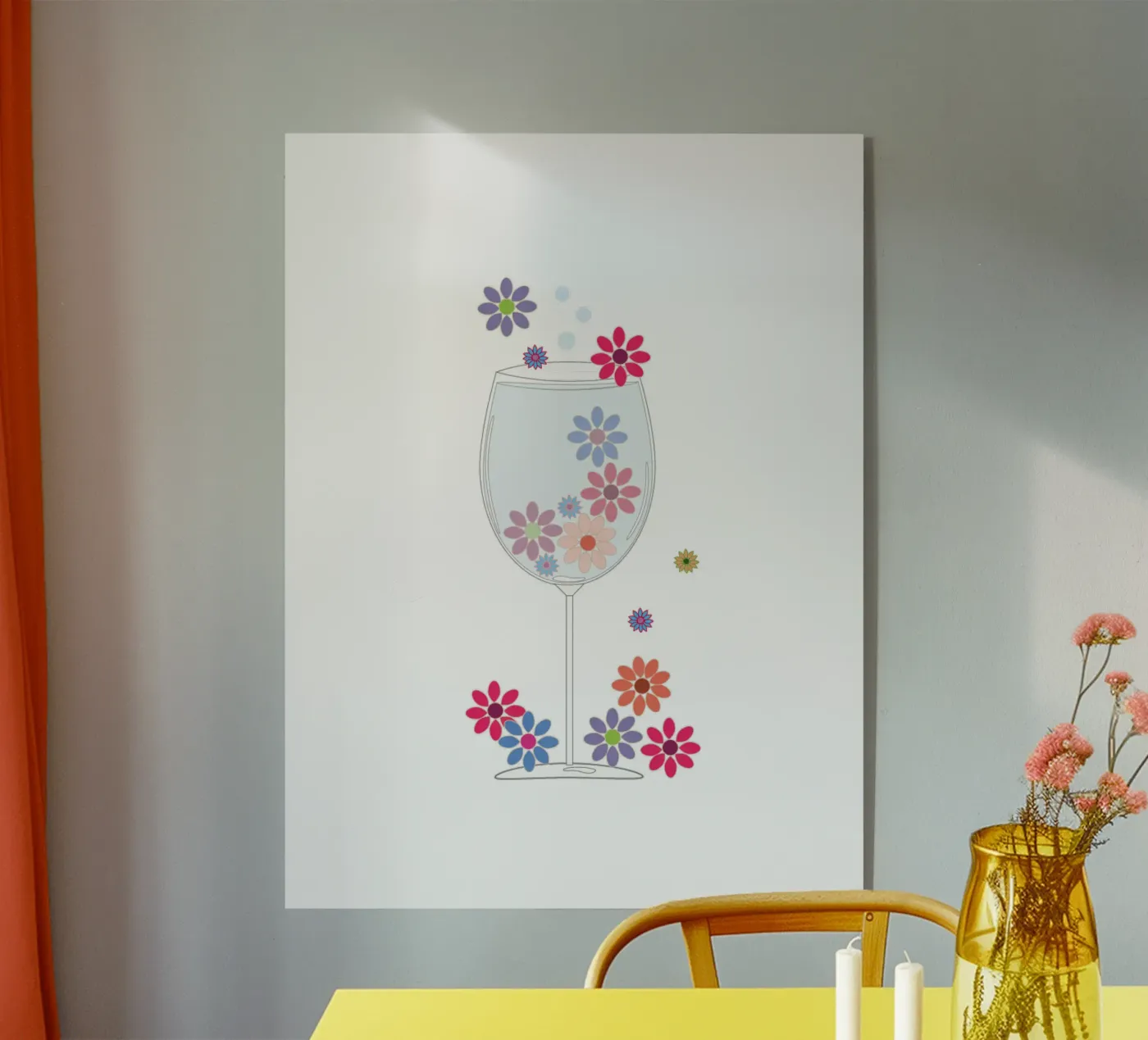 Blumen Acryl-Glas von SunflowerDE