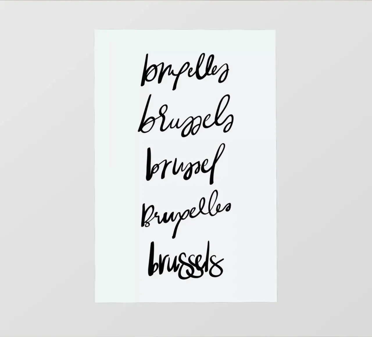 Brussels pellicola backlit da Kristen Polsinelli