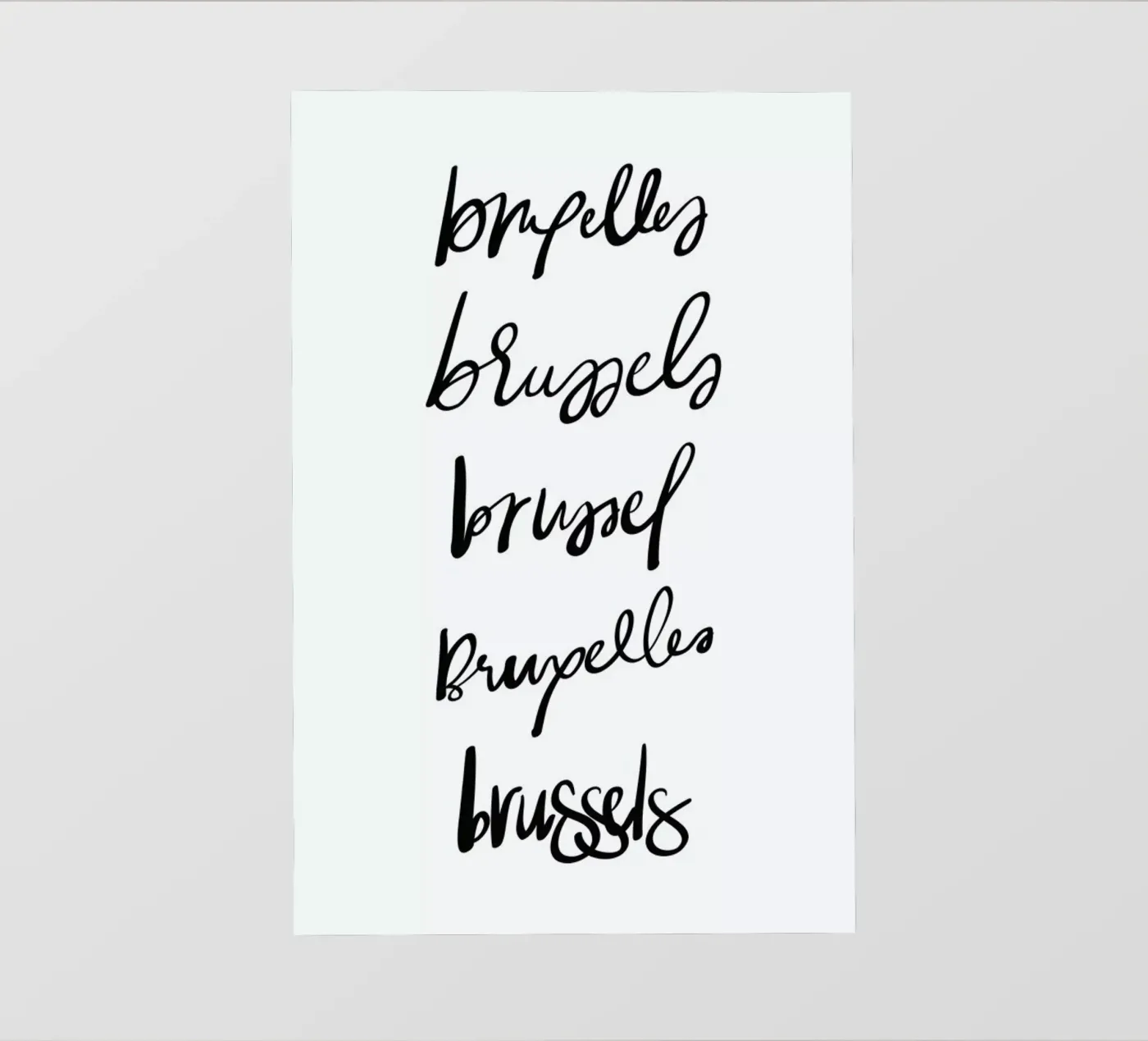 Brussels pellicola backlit da Kristen Polsinelli