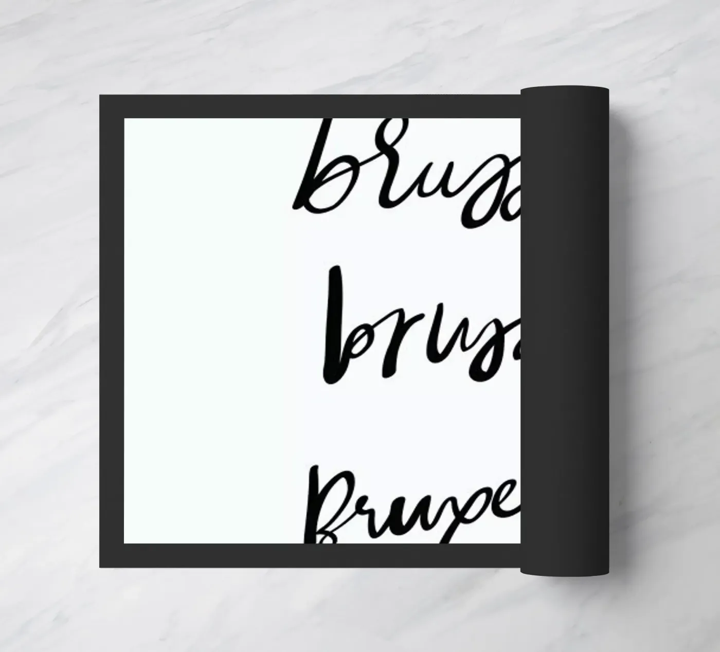 Brussels doormat by Kristen Polsinelli