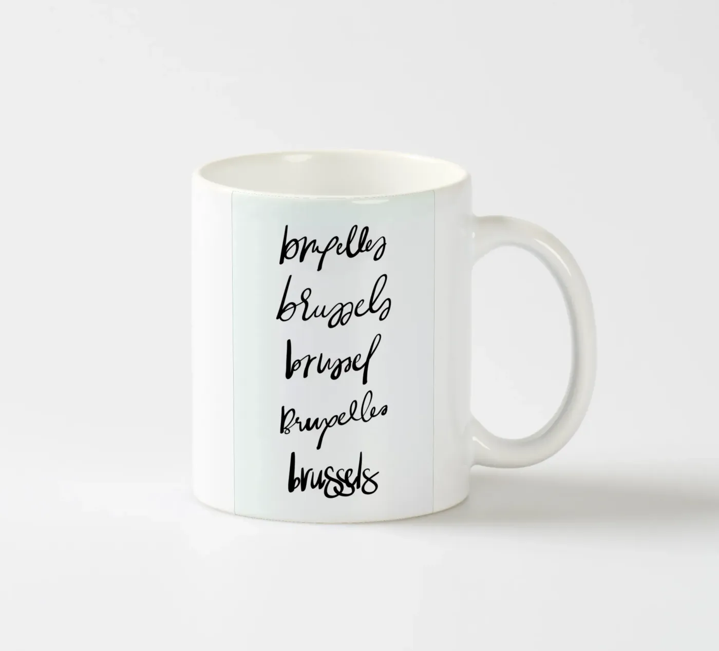 Brussels ceramic mug by Kristen Polsinelli