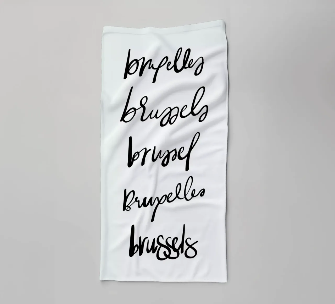 Brussels towel by Kristen Polsinelli
