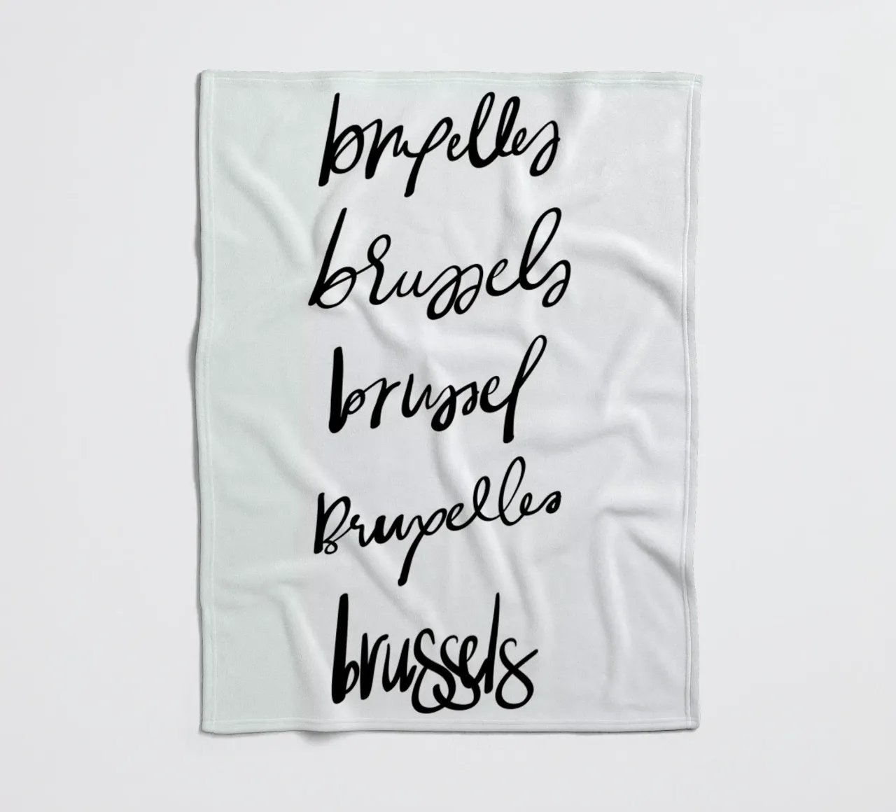 Brussels Fleecedecke von Kristen Polsinelli