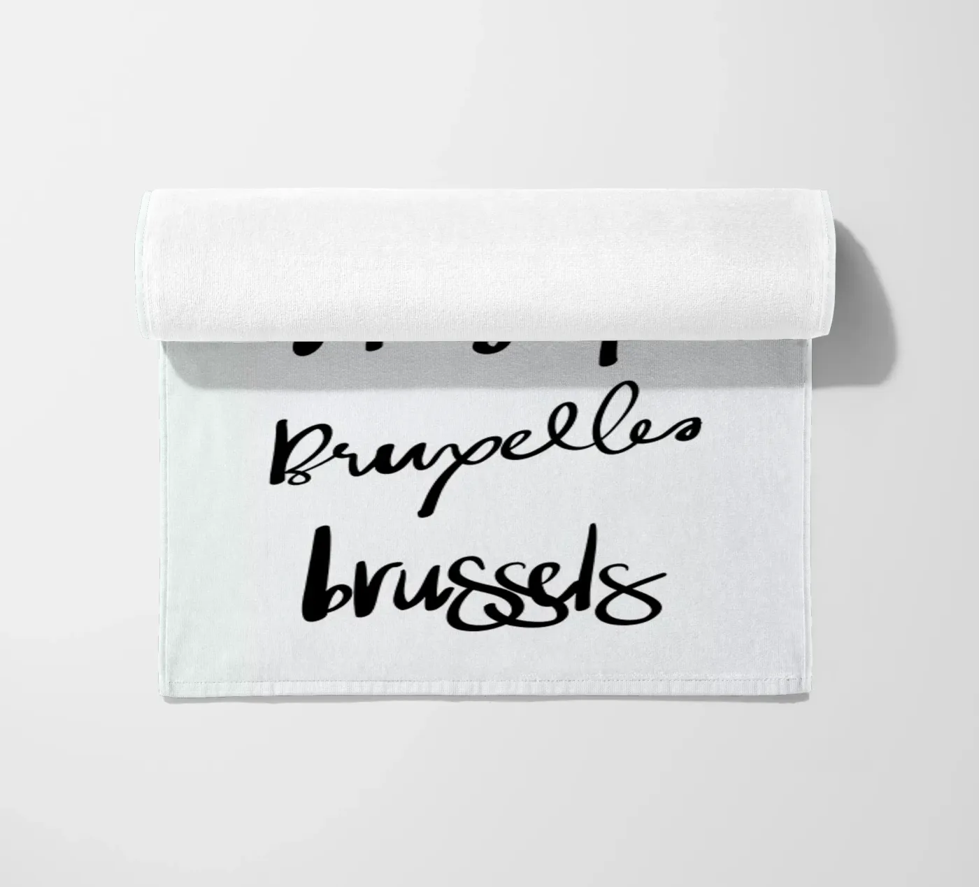 Brussels beach towel by Kristen Polsinelli