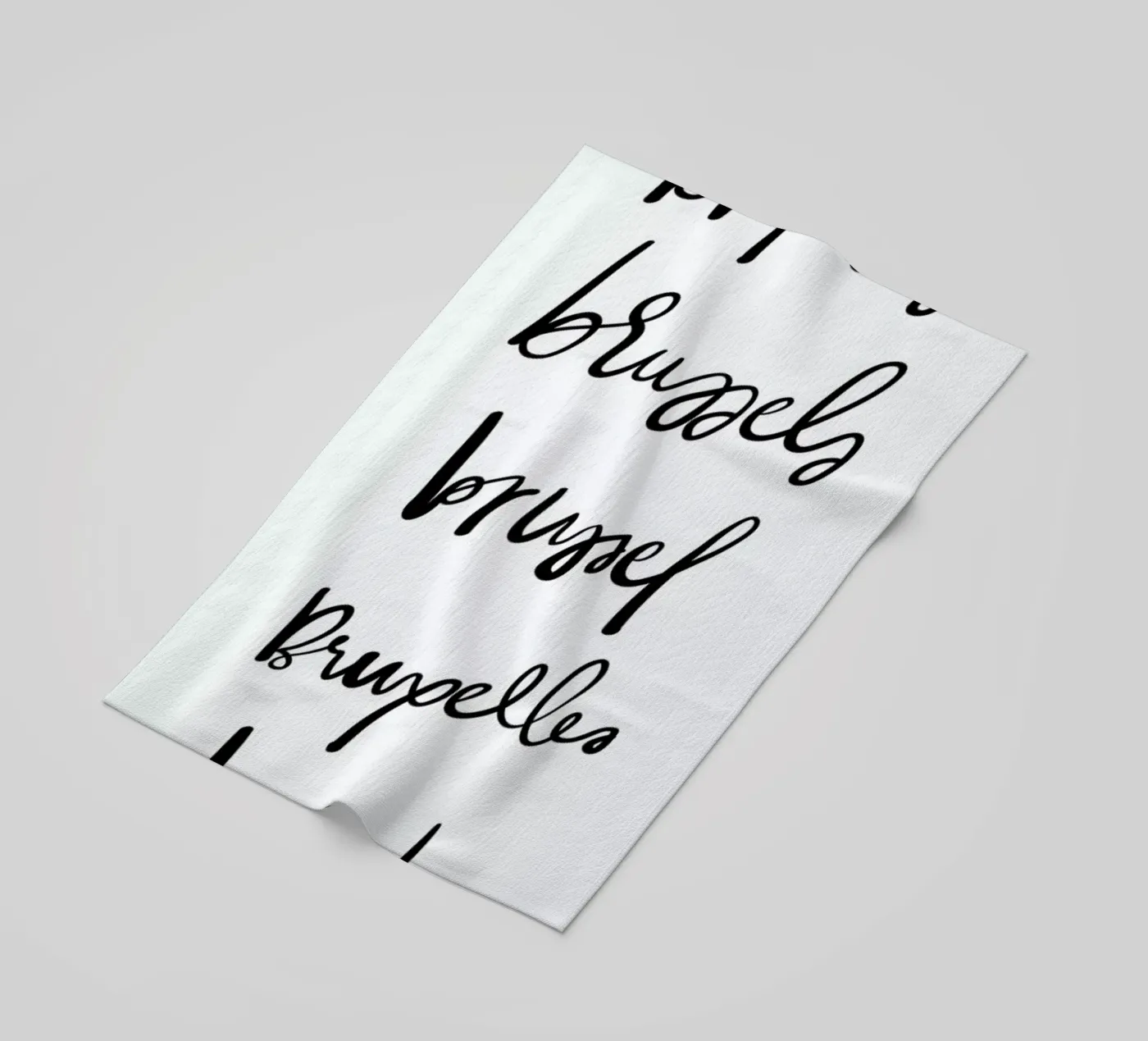 Brussels beach towel by Kristen Polsinelli