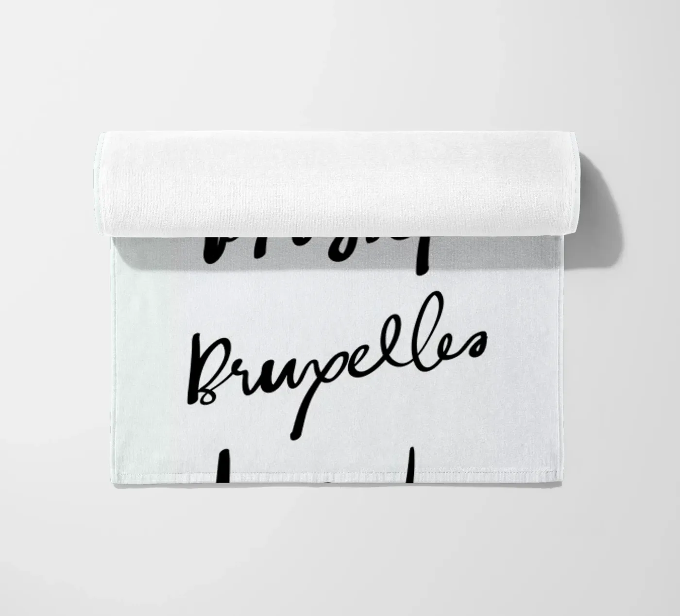 Brussels beach towel by Kristen Polsinelli