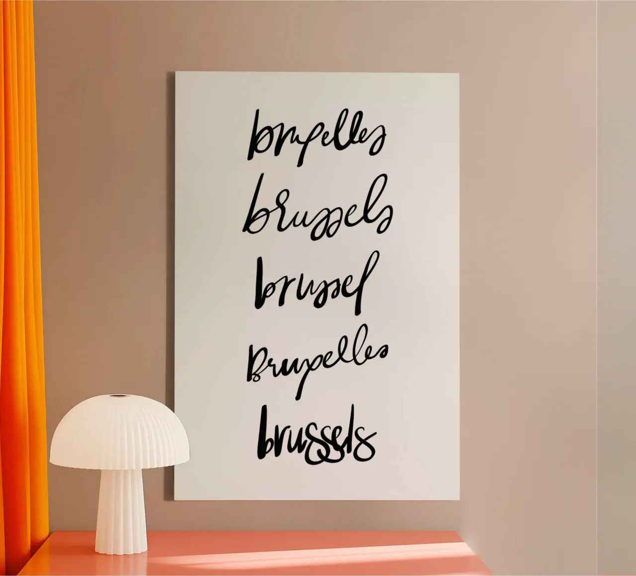 Brussels canvas by Kristen Polsinelli