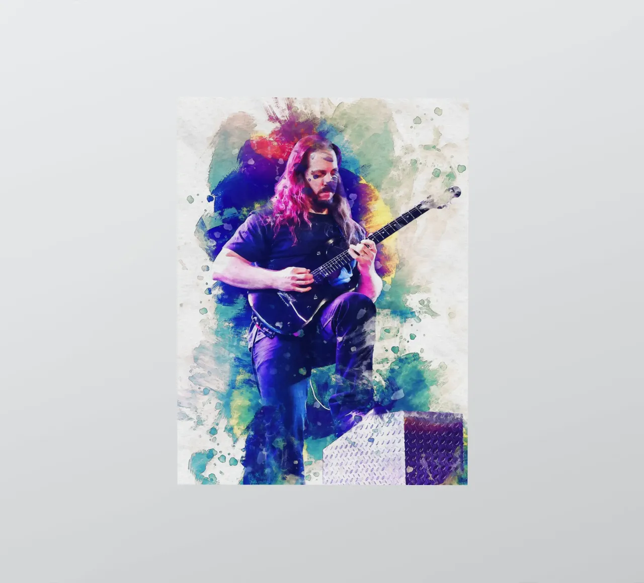 Smudge John Petrucci sticker by Gunawan Rb