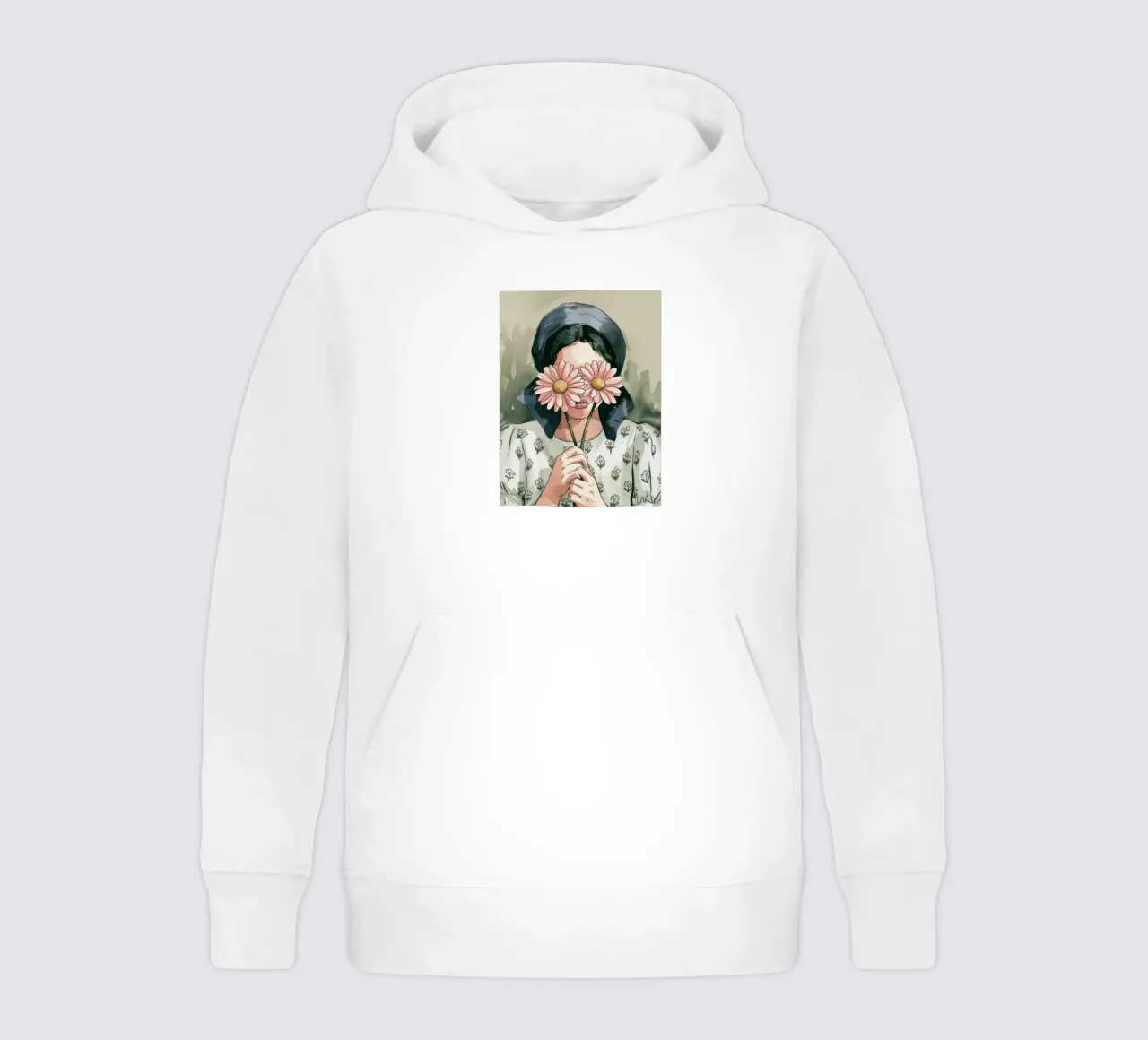 Mystic Blooms kids hoodie by Artie Shifa