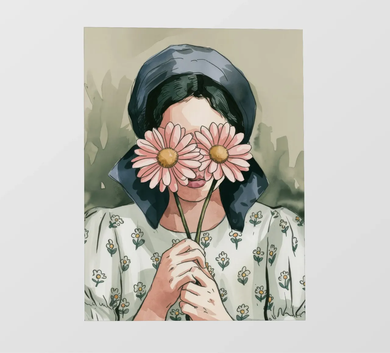Fleurs mystiques papier peint photo de Artie Shifa