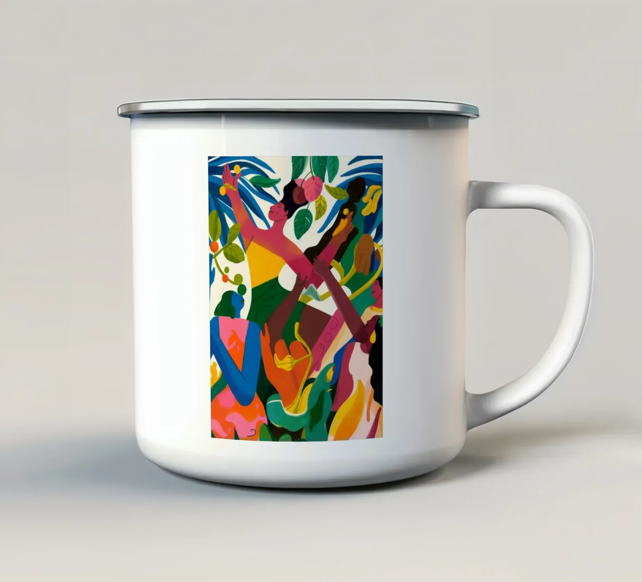 Raggiungimenti fruttuosi tazza in smalto da Artie Shifa