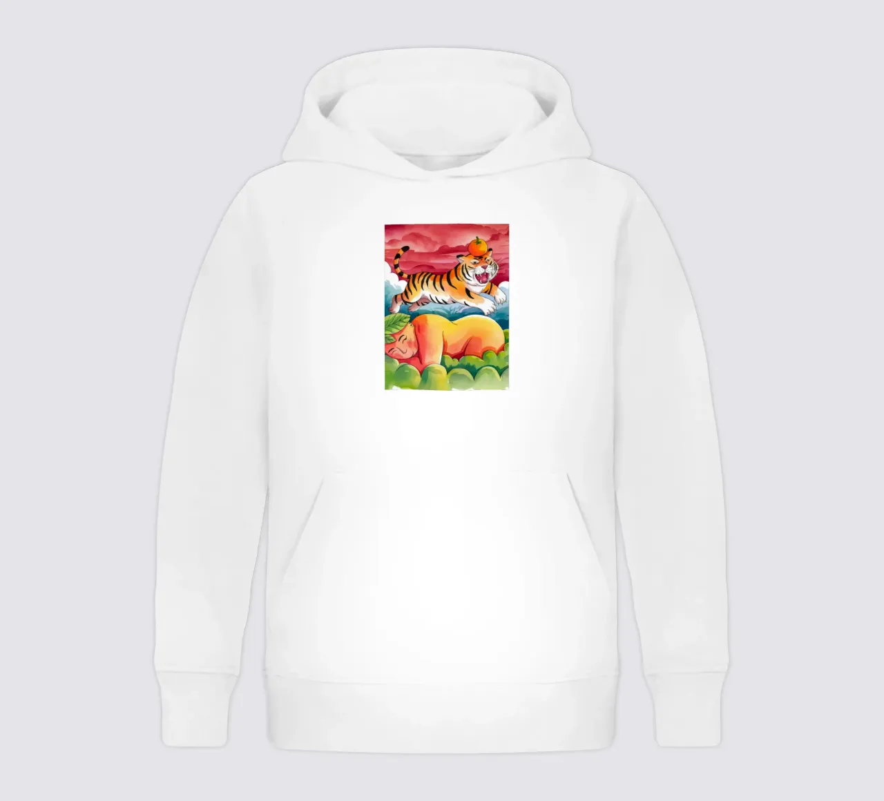 Whimsical Slumber kids hoodie by Artie Shifa