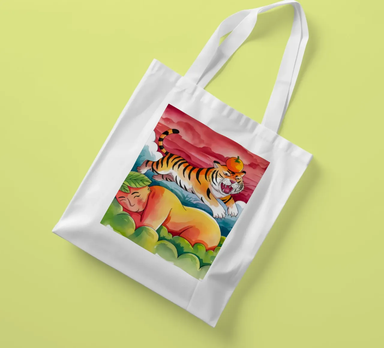 Un sonno stravagante borsa in juta da Artie Shifa