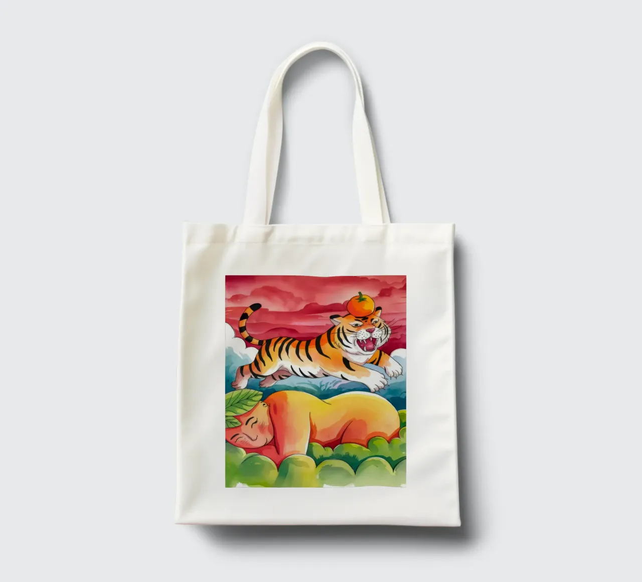 Un sonno stravagante borsa in juta da Artie Shifa