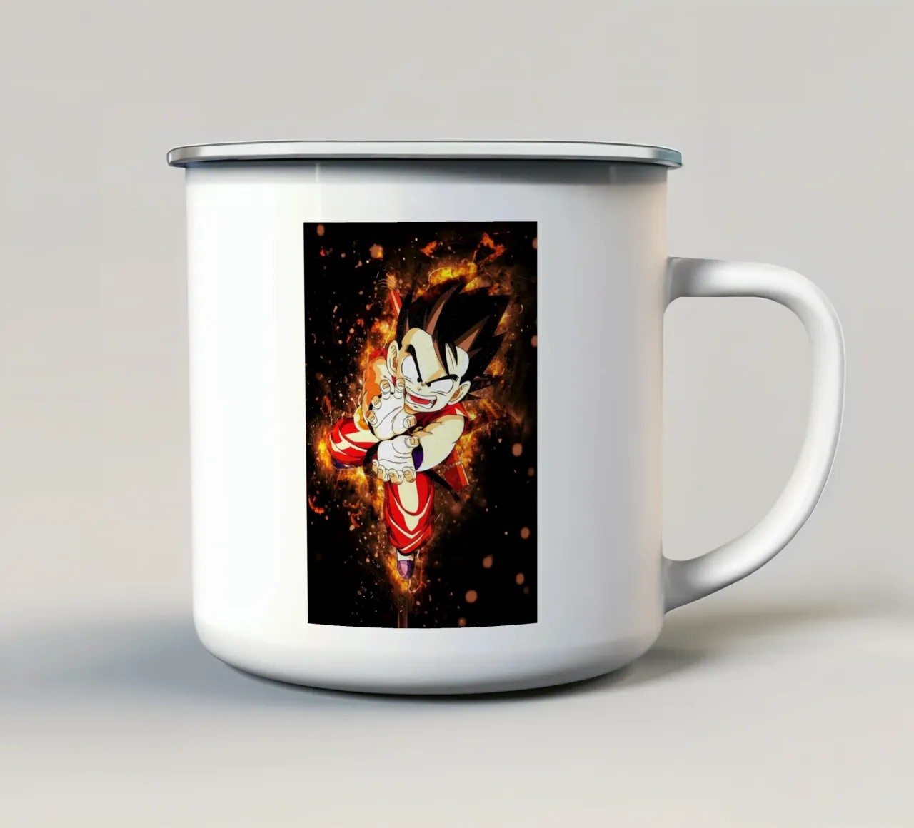Dragon Ball tazza in smalto da Neonartstudio