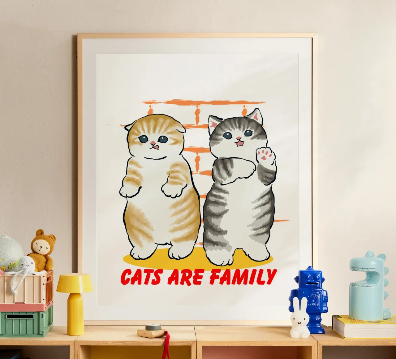 I gatti sono una famiglia poster da yukihana