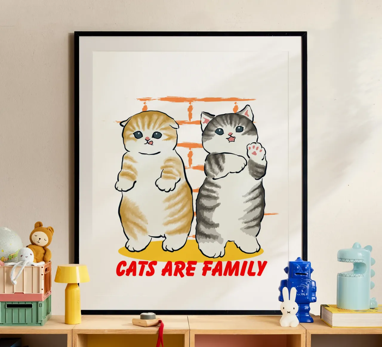 I gatti sono una famiglia poster da yukihana