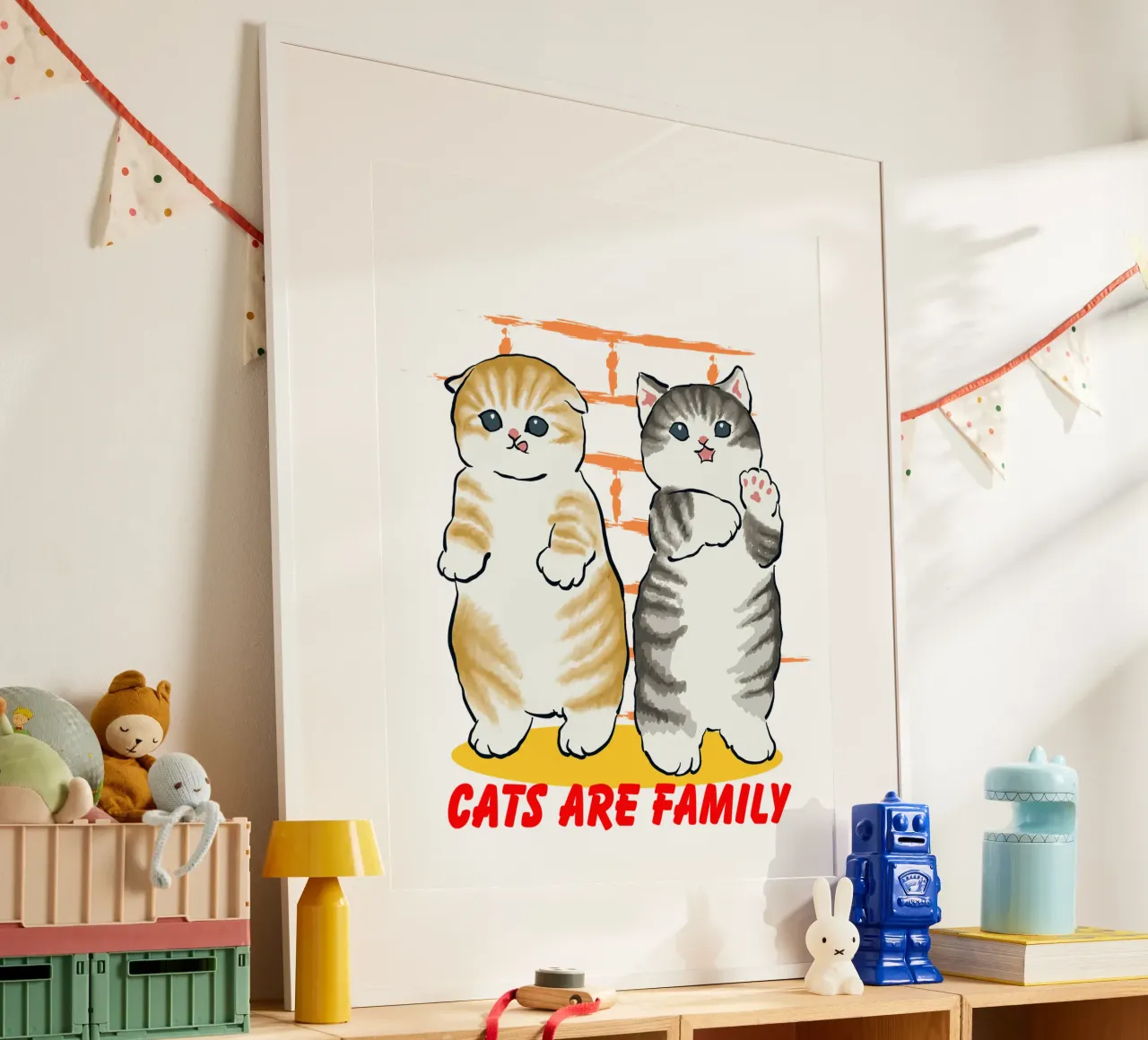I gatti sono una famiglia poster da yukihana