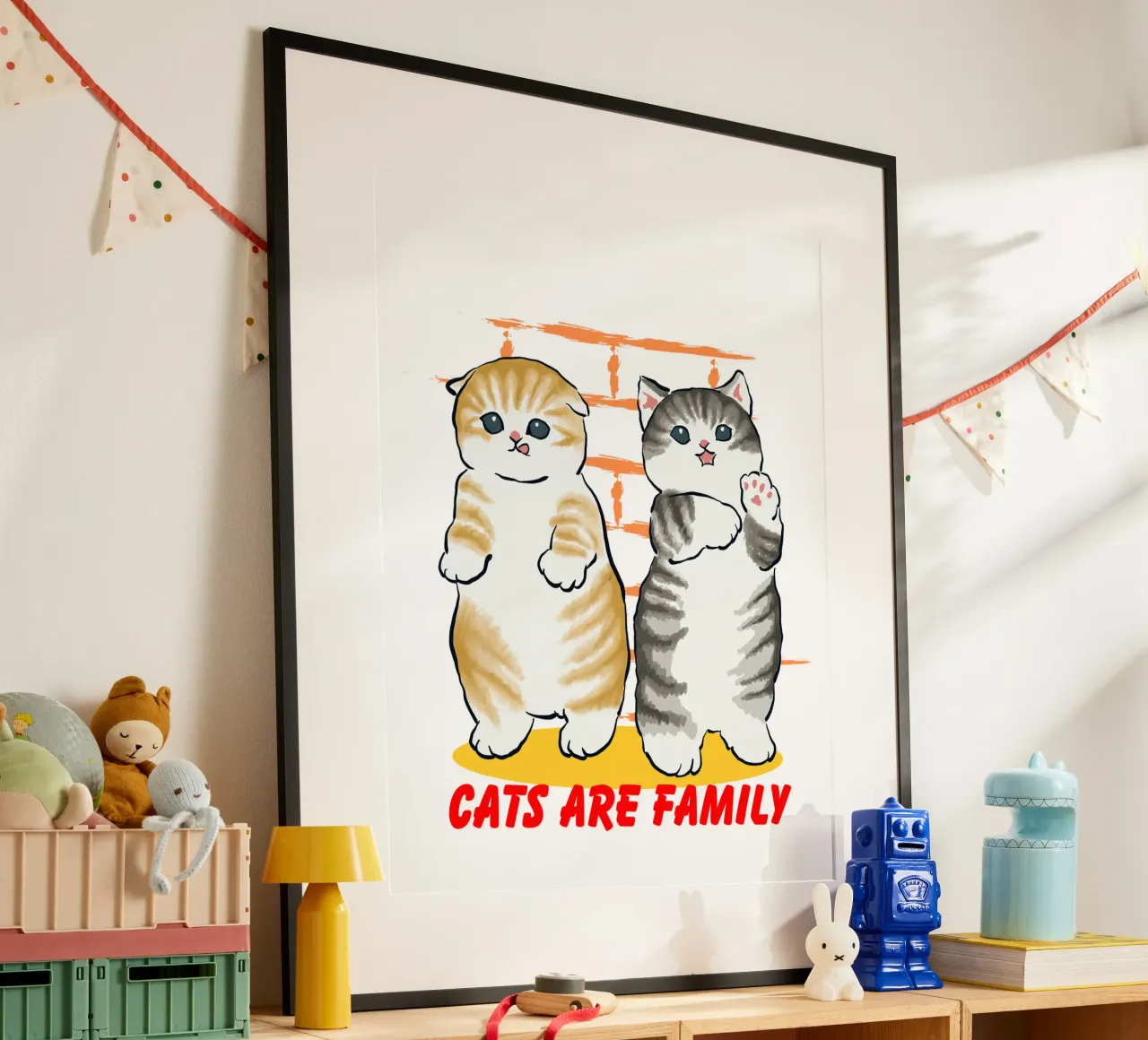 I gatti sono una famiglia poster da yukihana