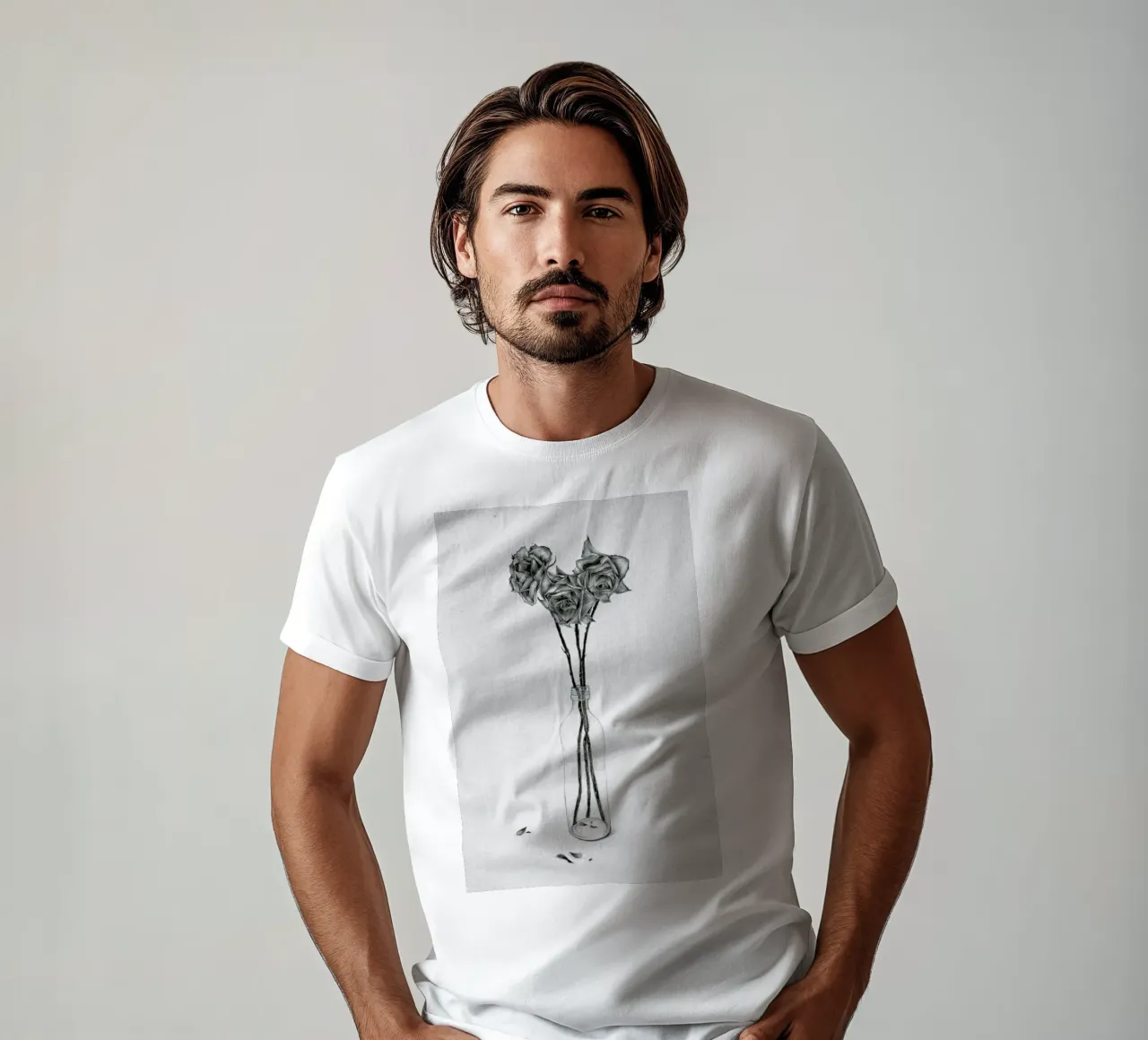 Les Fleurs 1 t-shirt da The White Deer