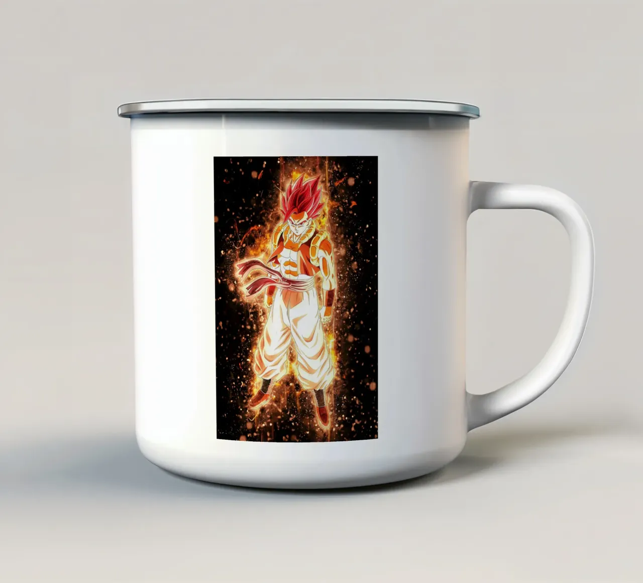 dragon ball super tazza in smalto da Neonartstudio
