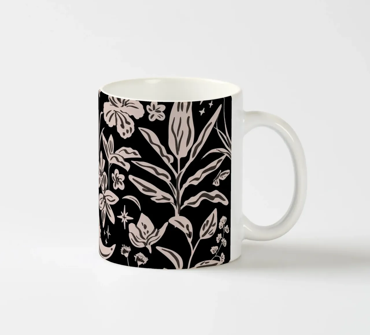 Rainforest Tropical Pattern tazza in ceramica da anisillustration