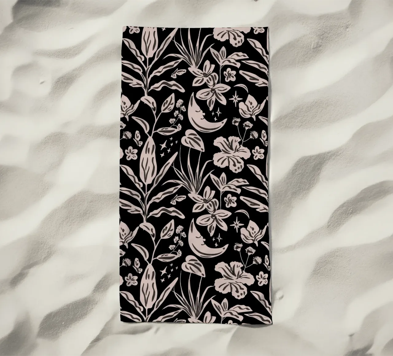 Rainforest Tropical Pattern telo mare da anisillustration