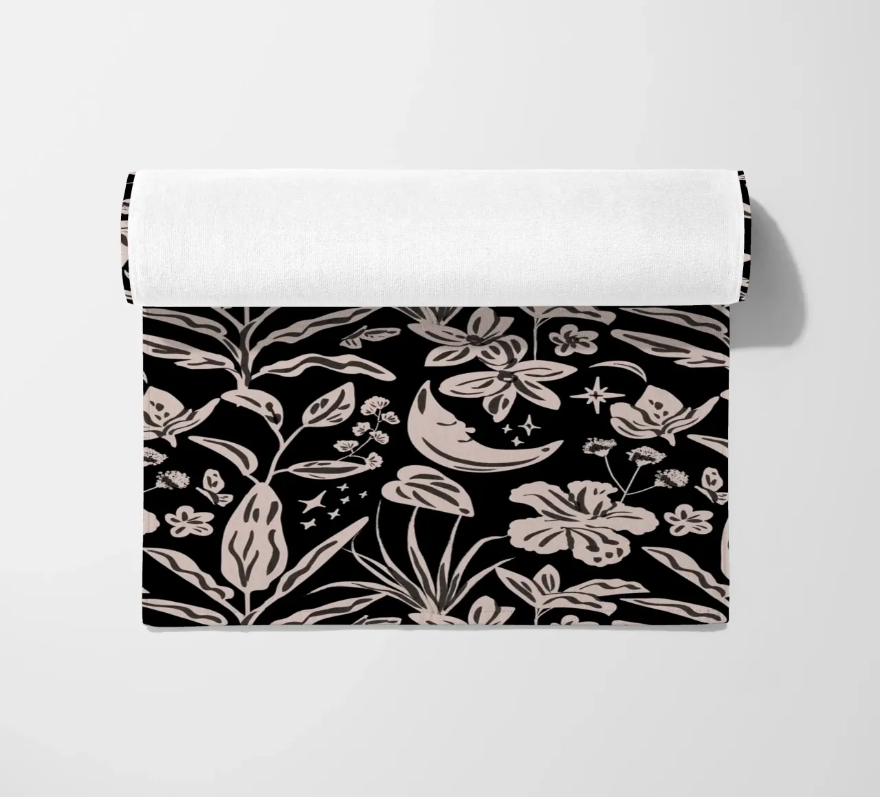 Rainforest Tropical Pattern telo mare da anisillustration