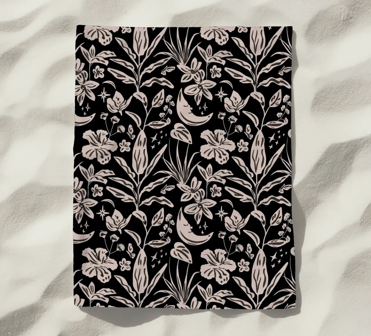 Rainforest Tropical Pattern telo mare da anisillustration