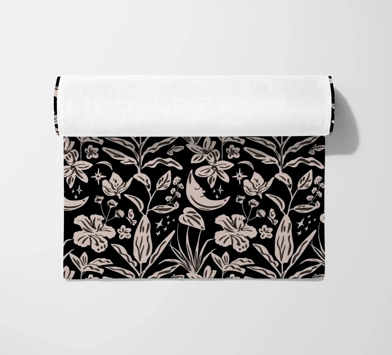 Rainforest Tropical Pattern telo mare da anisillustration