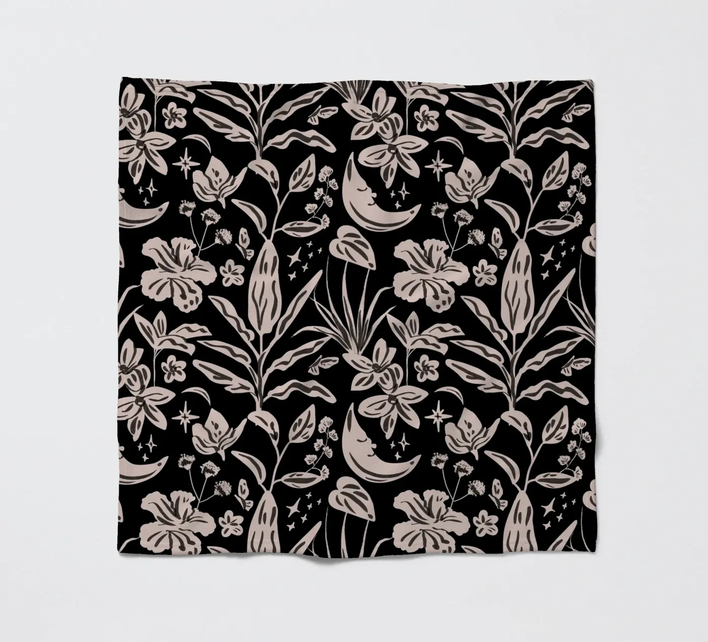 Rainforest Tropical Pattern fleece blanket by anisillustration