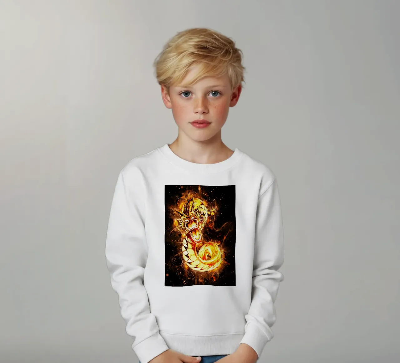 Dragon Fist sudadera para niño de Neonartstudio
