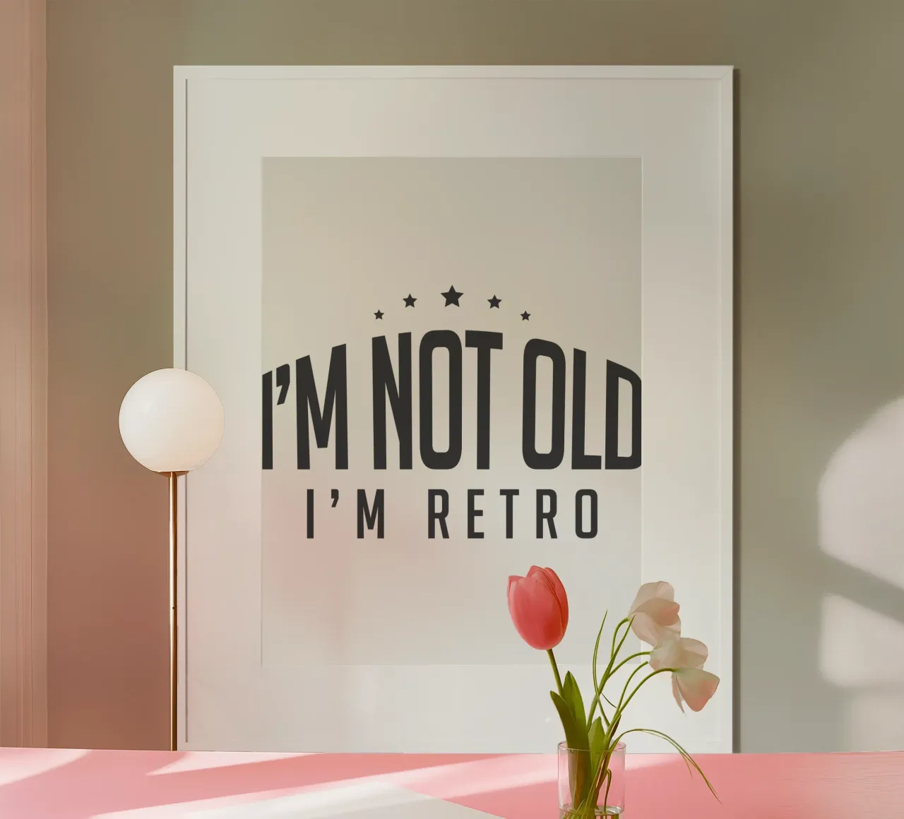 non sono vecchio, sono retrò carta hahnemühle da utype