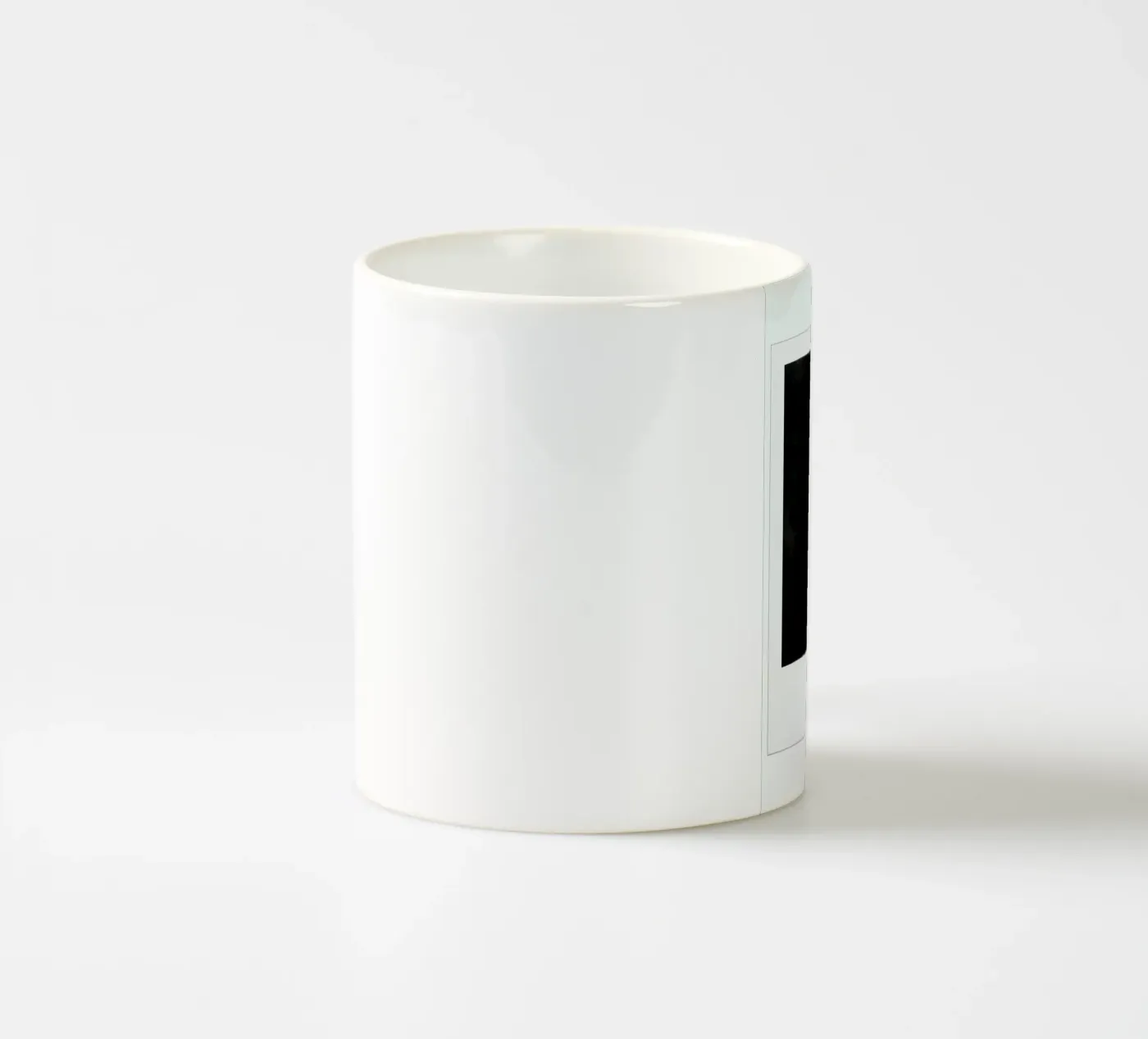 Lips dark ceramic mug by Lou Garoup