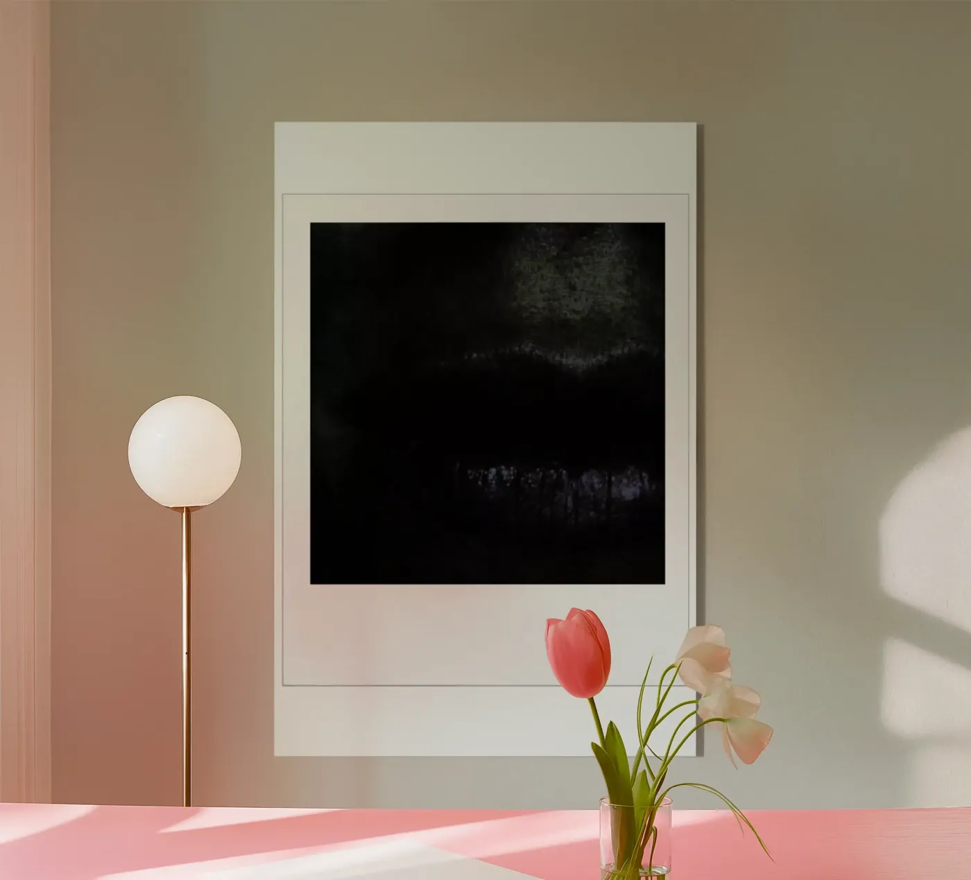 Lips dark Acryl-Glas von Lou Garoup