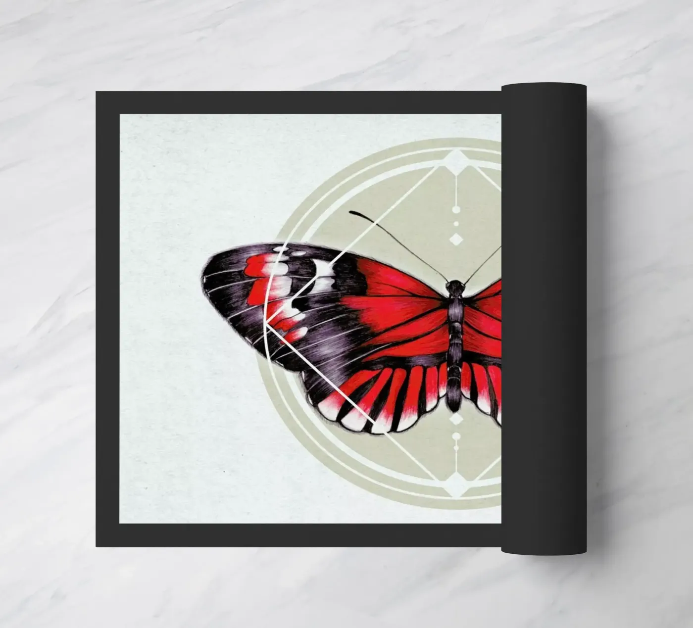 Necromancy 3 Fußmatte von The White Deer