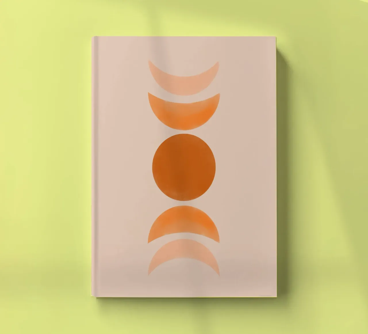 Astratto Boho metà secolo Pattern 21 diario da Paigaam Studio