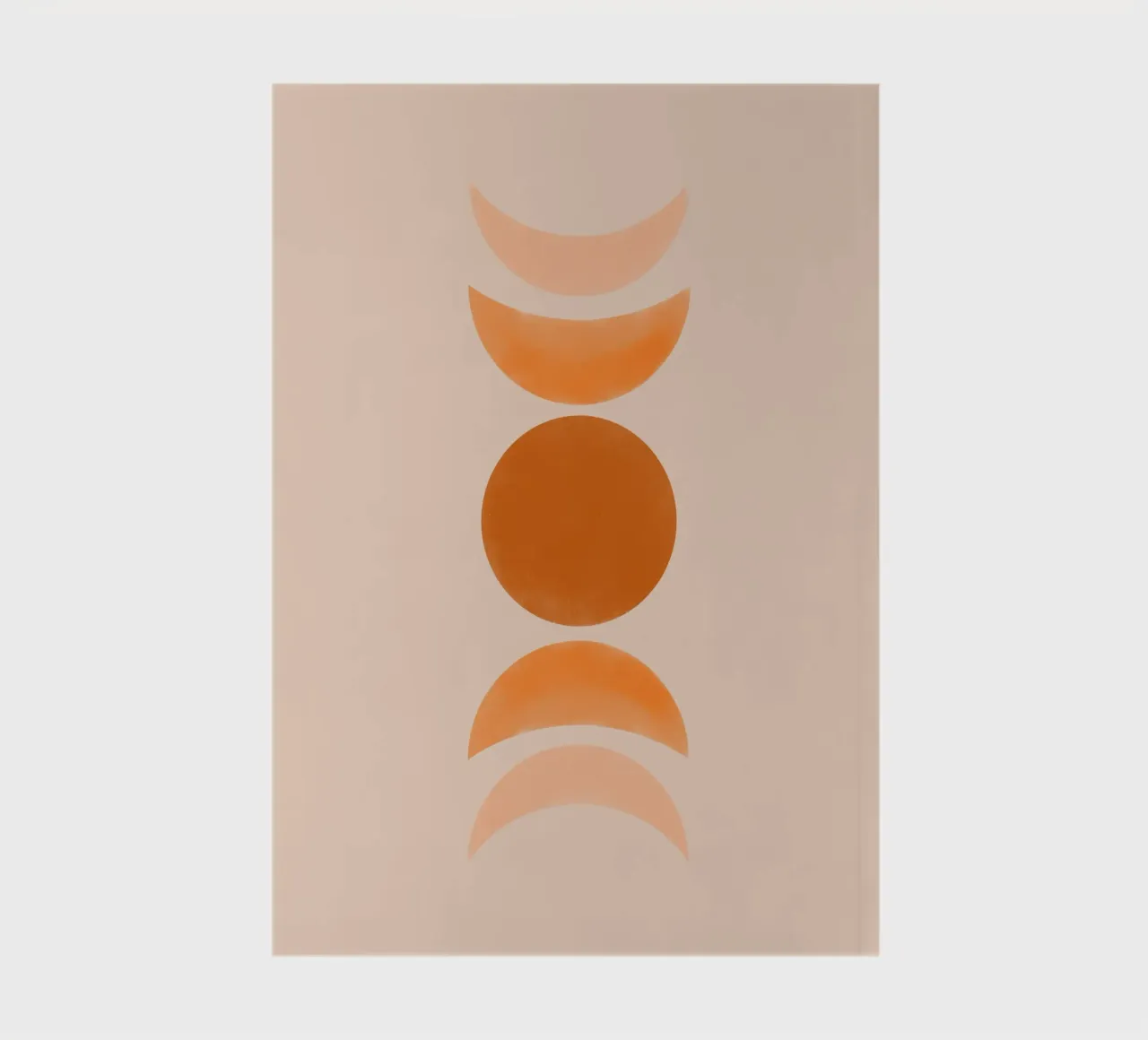 Astratto Boho metà secolo Pattern 21 diario da Paigaam Studio