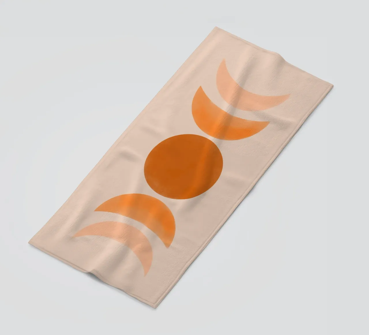 Abstract Boho midden eeuws Patroon 21 strandhanddoek van Paigaam Studio