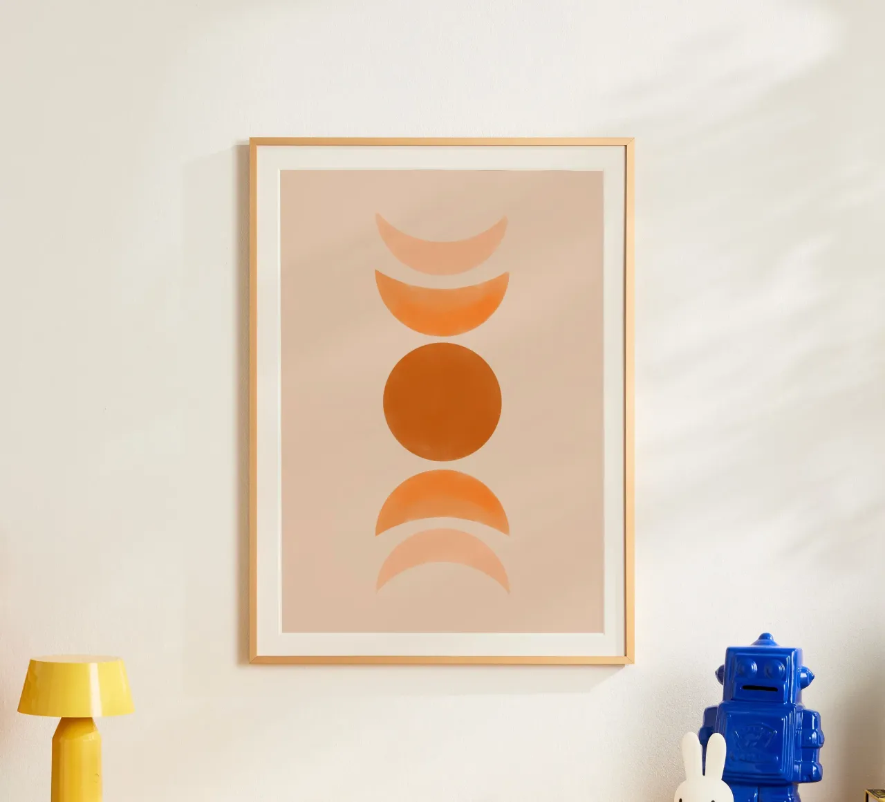 Astratto Boho metà secolo Pattern 21 carta hahnemühle da Paigaam Studio