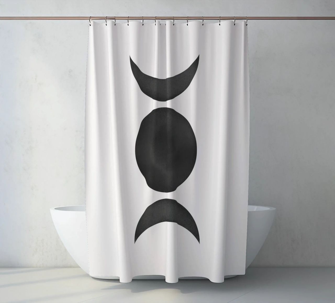 Astratto Boho metà secolo Pattern 22 tenda da doccia da Paigaam Studio