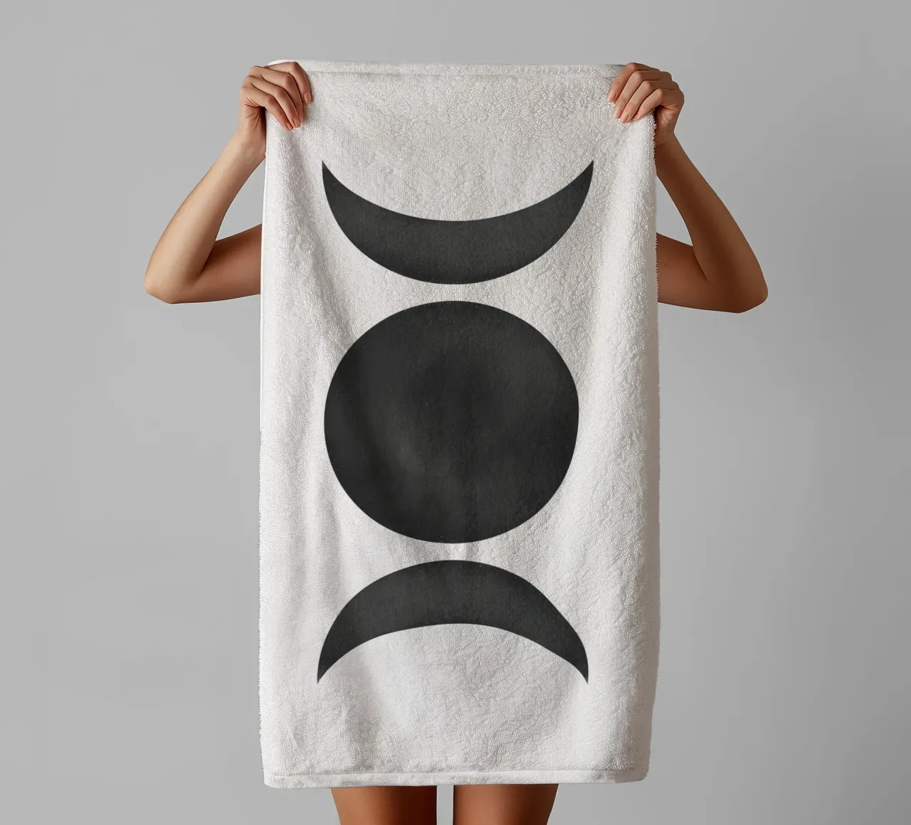 Abstrakt Boho Mitte des Jahrhunderts Muster 22 Handtuch von Paigaam Studio
