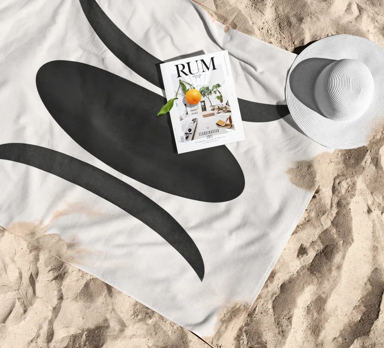 Astratto Boho metà secolo Pattern 22 telo mare da Paigaam Studio