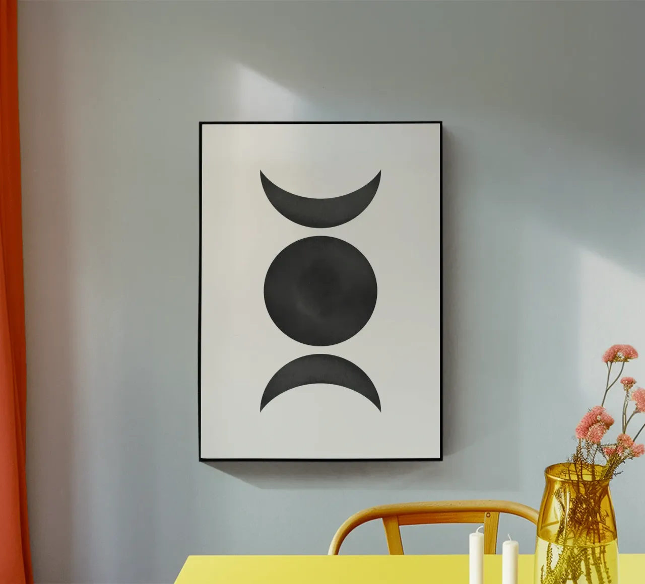 Astratto Boho metà secolo Pattern 22 plexiglass da Paigaam Studio