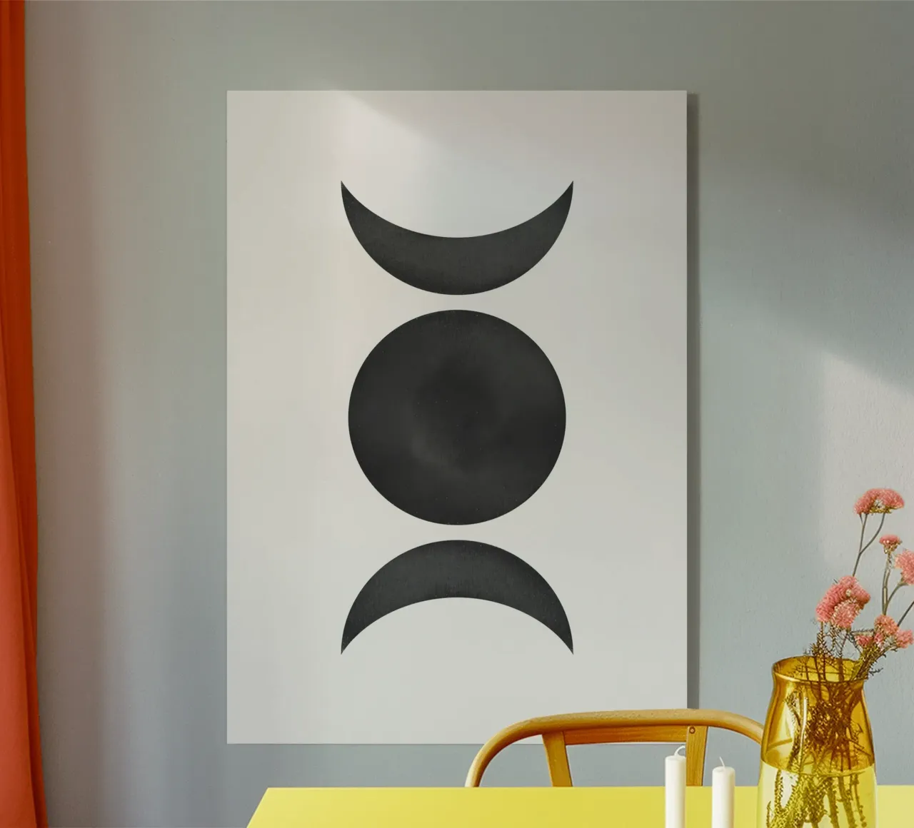 Astratto Boho metà secolo Pattern 22 plexiglass da Paigaam Studio