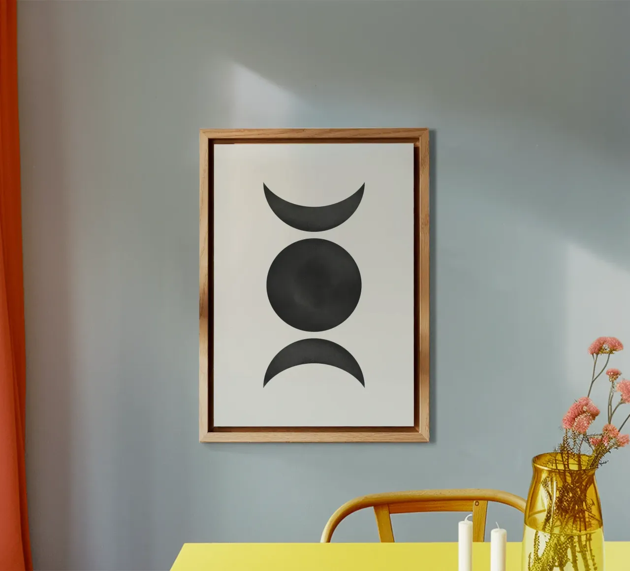 Astratto Boho metà secolo Pattern 22 alluminio dibond da Paigaam Studio