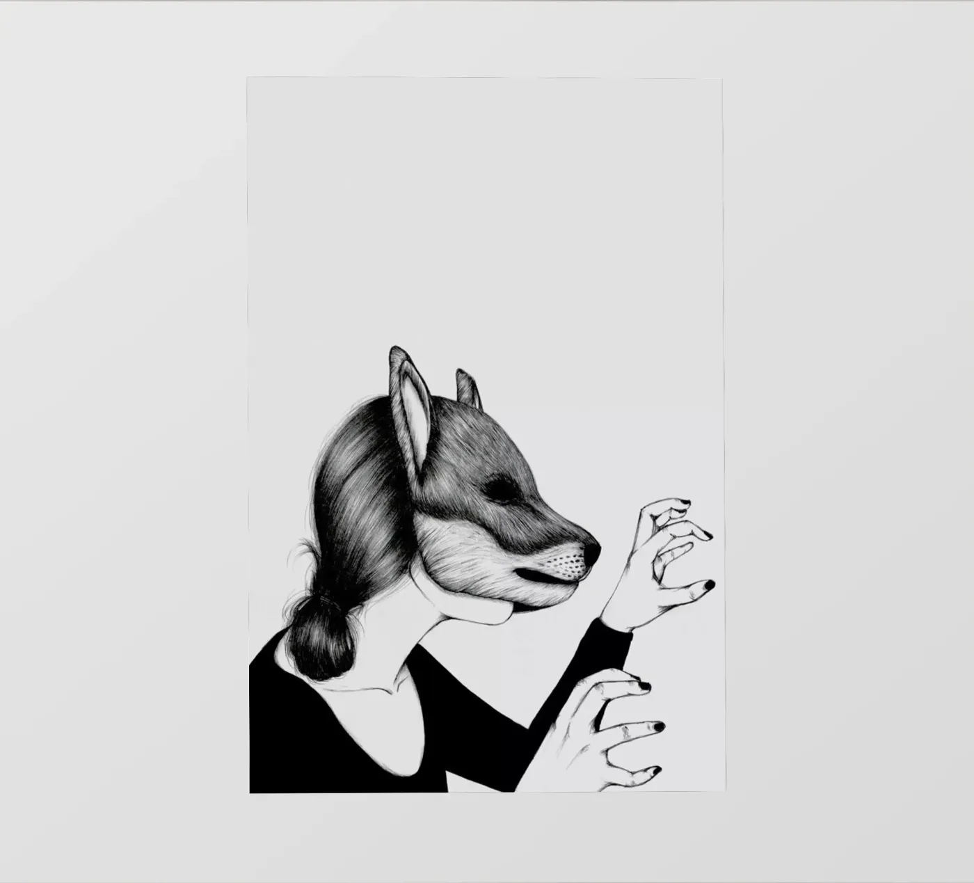 Peculiar Fox pellicola backlit da The White Deer