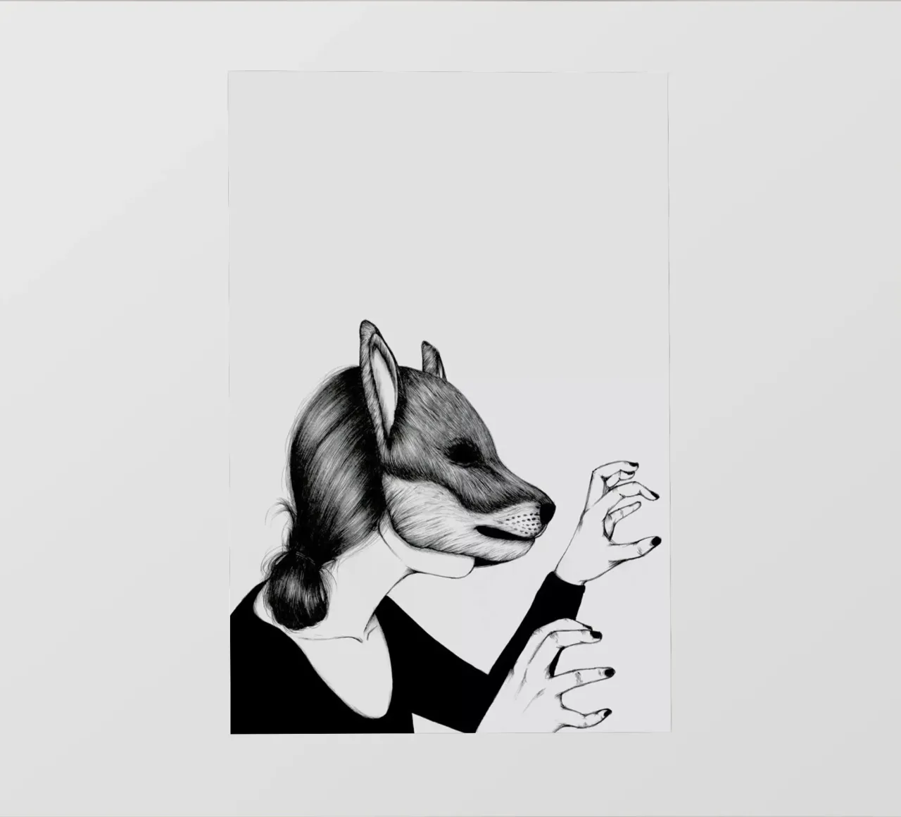 Peculiar Fox telo in pvc da The White Deer